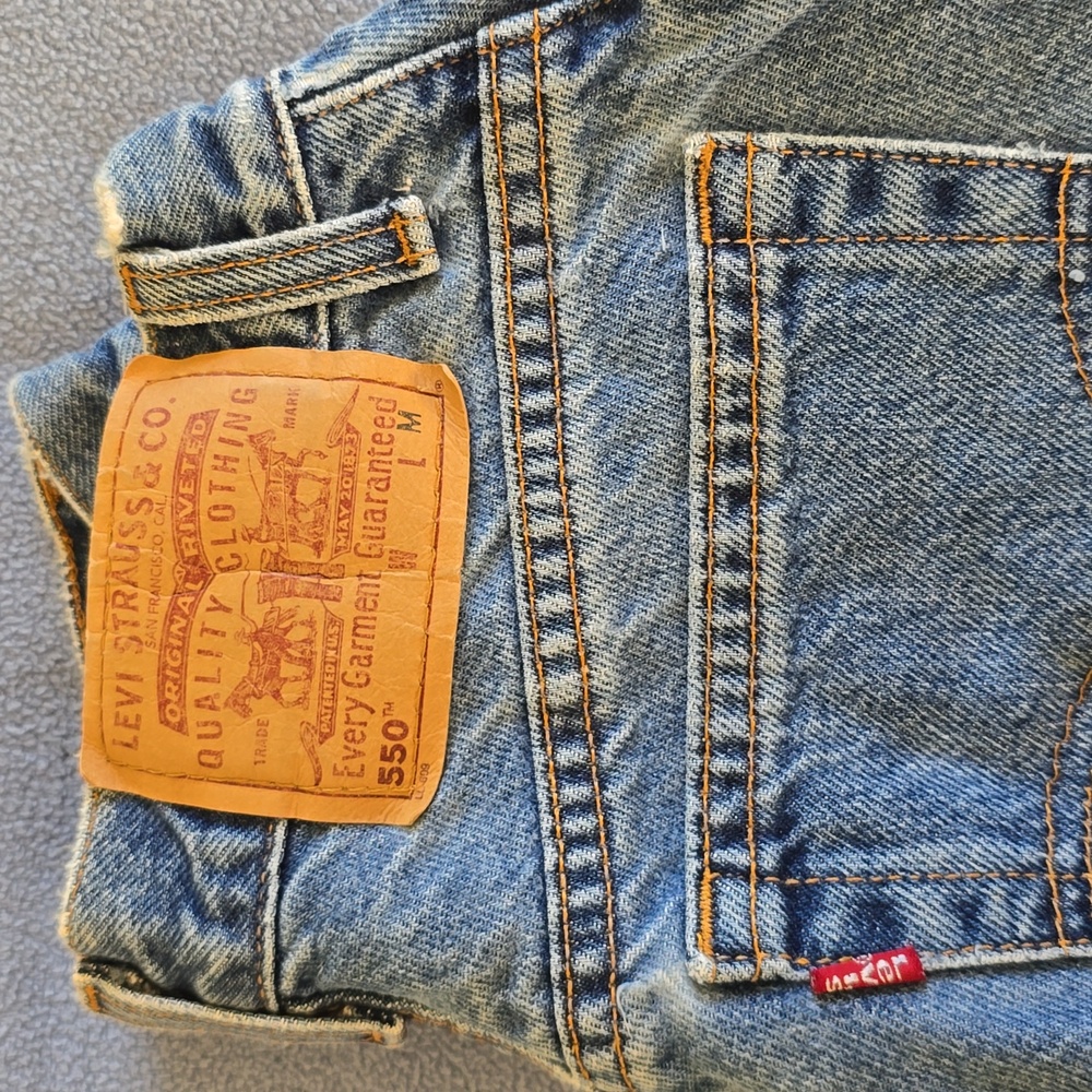 Levi's 550 Denim Jeans Red Tag 6 Petit Medium